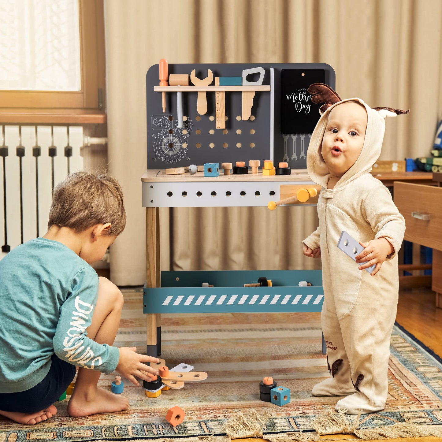 Wooden Kids Tool Bench Set — A Hands-On Play Workshop That Builds Skills and Shared Moments
