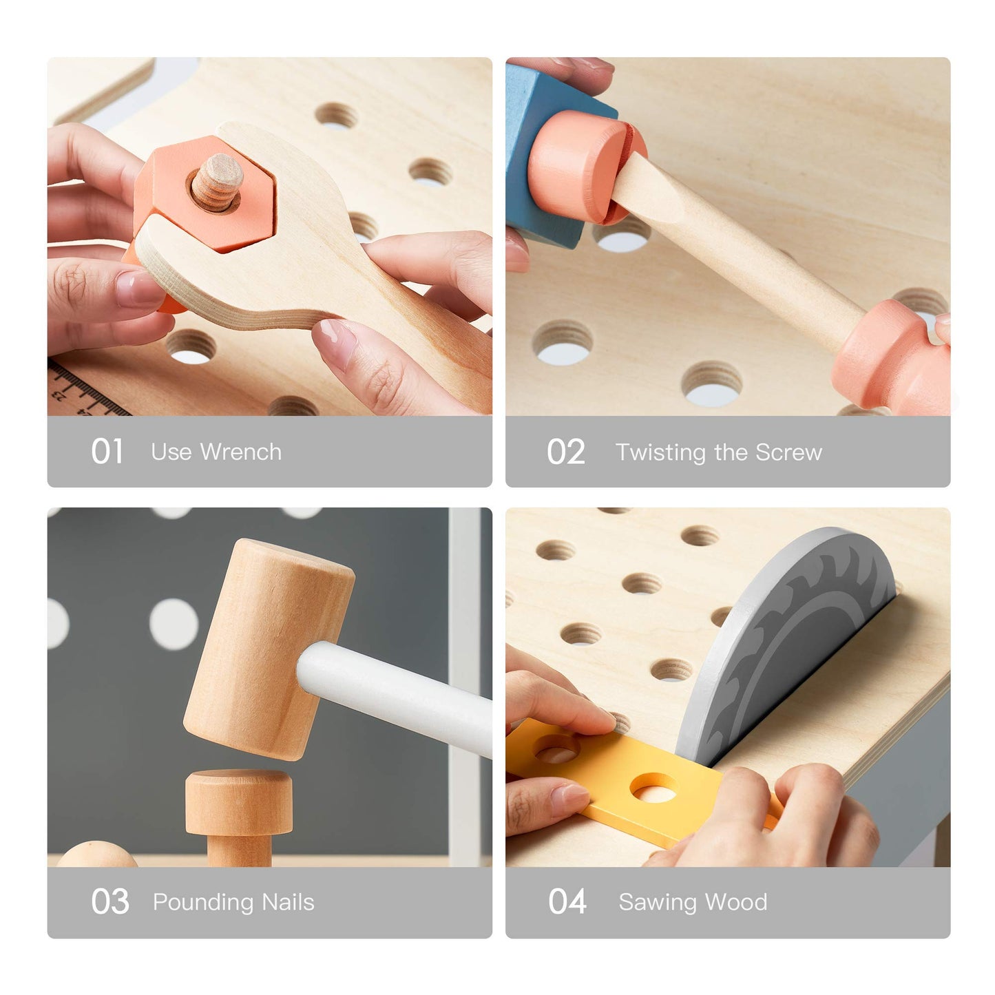 Wooden Kids Tool Bench Set — A Hands-On Play Workshop That Builds Skills and Shared Moments