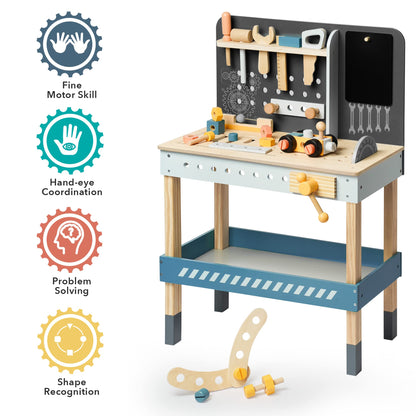 Wooden Kids Tool Bench Set — A Hands-On Play Workshop That Builds Skills and Shared Moments