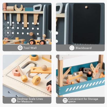 Wooden Kids Tool Bench Set — A Hands-On Play Workshop That Builds Skills and Shared Moments