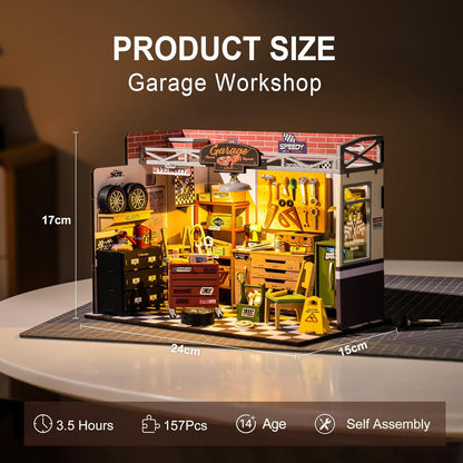 A Creative Gift for Builders at Heart — A DIY Miniature Garage House Kit Made for Focus, Calm, and Shared Building Time