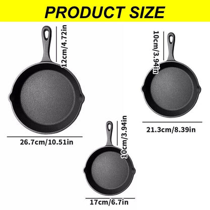 A Thoughtful Gift for Neighbours or New Couples — A Set of Cast Iron Skillets Made for Shared Meals and Home Comfort