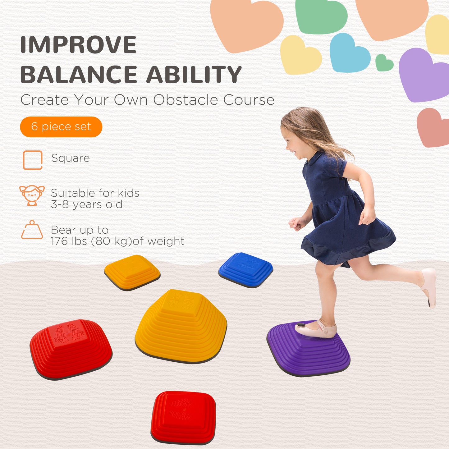 Balance Stepping Stones That Turn Playtime into Happy Moments — A Thoughtful Gift for Growing Kids