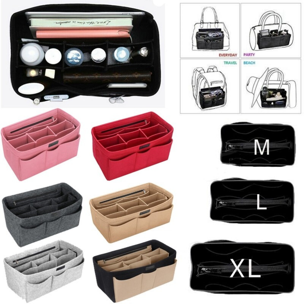 The Everyday Organiser for Life on the Move — Travel Bag Organiser