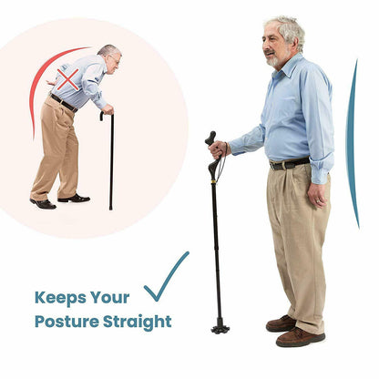A Thoughtful Gift for Your Elders — A Walking Cane Chosen with Care and Comfort in Mind